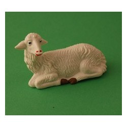 Pecora pvc per statue da 16 cm - colorata