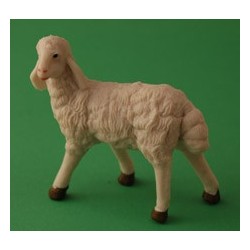 Pecora pvc per statue da 20 cm - colorata