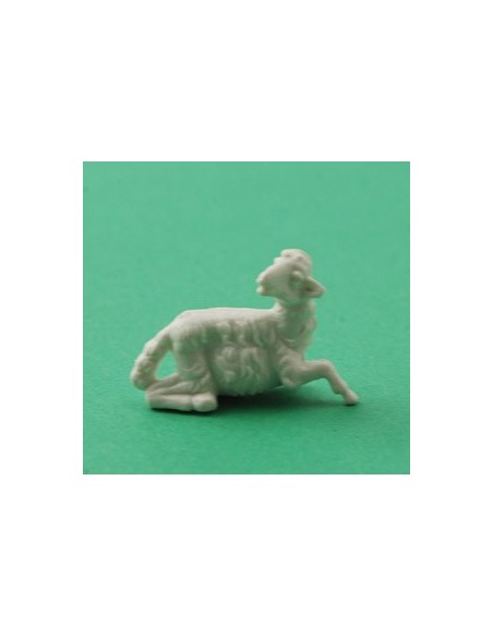 Pecora pvc per statue da 6 cm - colorato
