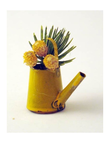 Annaffiatoio con fiori