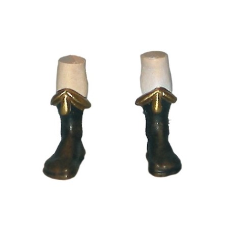 Piedi maschili con stivali - legno - per 15 cm
