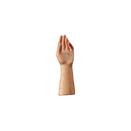 Mano sinistra aperta - legno - per 20 cm
