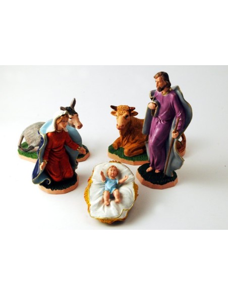 Natività  5 pezzi - 20 cm pastello