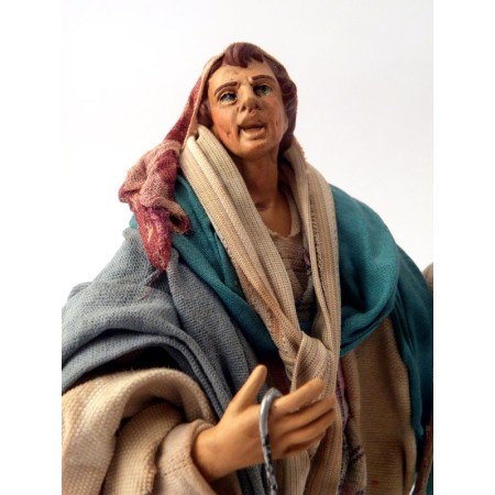 Uomo con lanterna cm 18