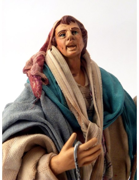 Uomo con lanterna cm 18