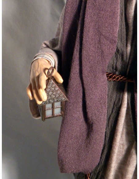 Madonna e S. Giuseppe in movimento - cm 38
