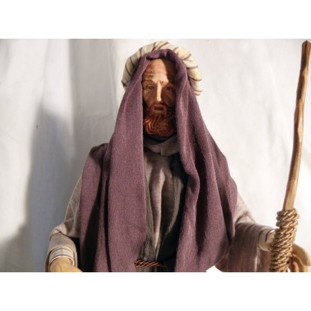 Madonna e S. Giuseppe in movimento - cm 38
