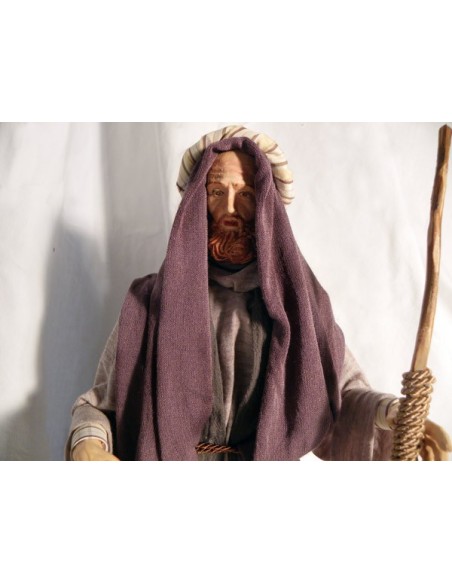 Madonna e S. Giuseppe in movimento - cm 38