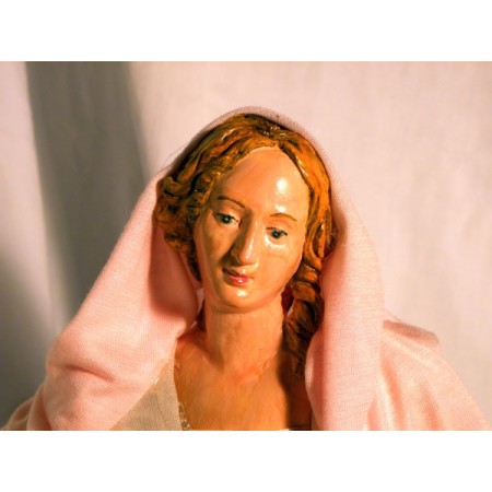 Madonna e S. Giuseppe in movimento - cm 38