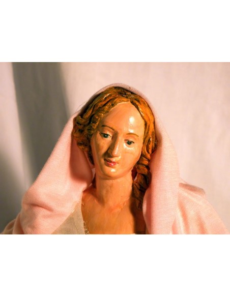 Madonna e S. Giuseppe in movimento - cm 38