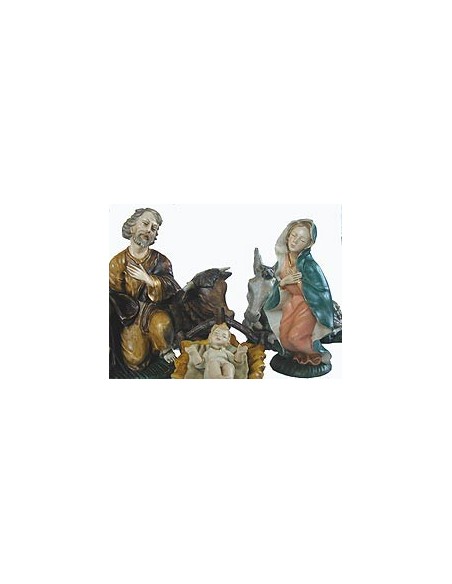 Natività 5 pezzi cartapesta cm 33