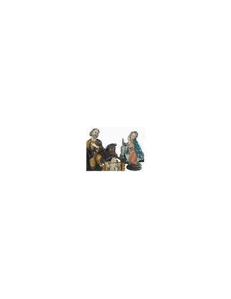 Natività 5 pezzi cartapesta cm 33